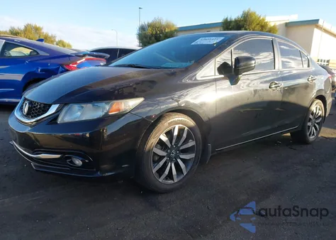 2015 Honda Civic Ex-L from USA, damaged, VIN 2HGFB2F90FH534028